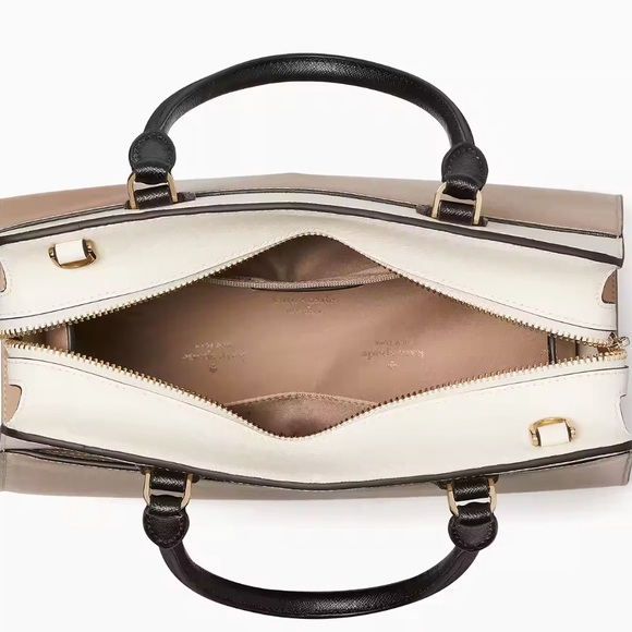 Kate Spade Madison Colorblock Saffiano Leather Medium Satchel Crossbody - Picture 4 of 5